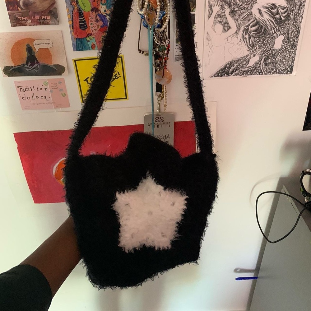 crochet star bag